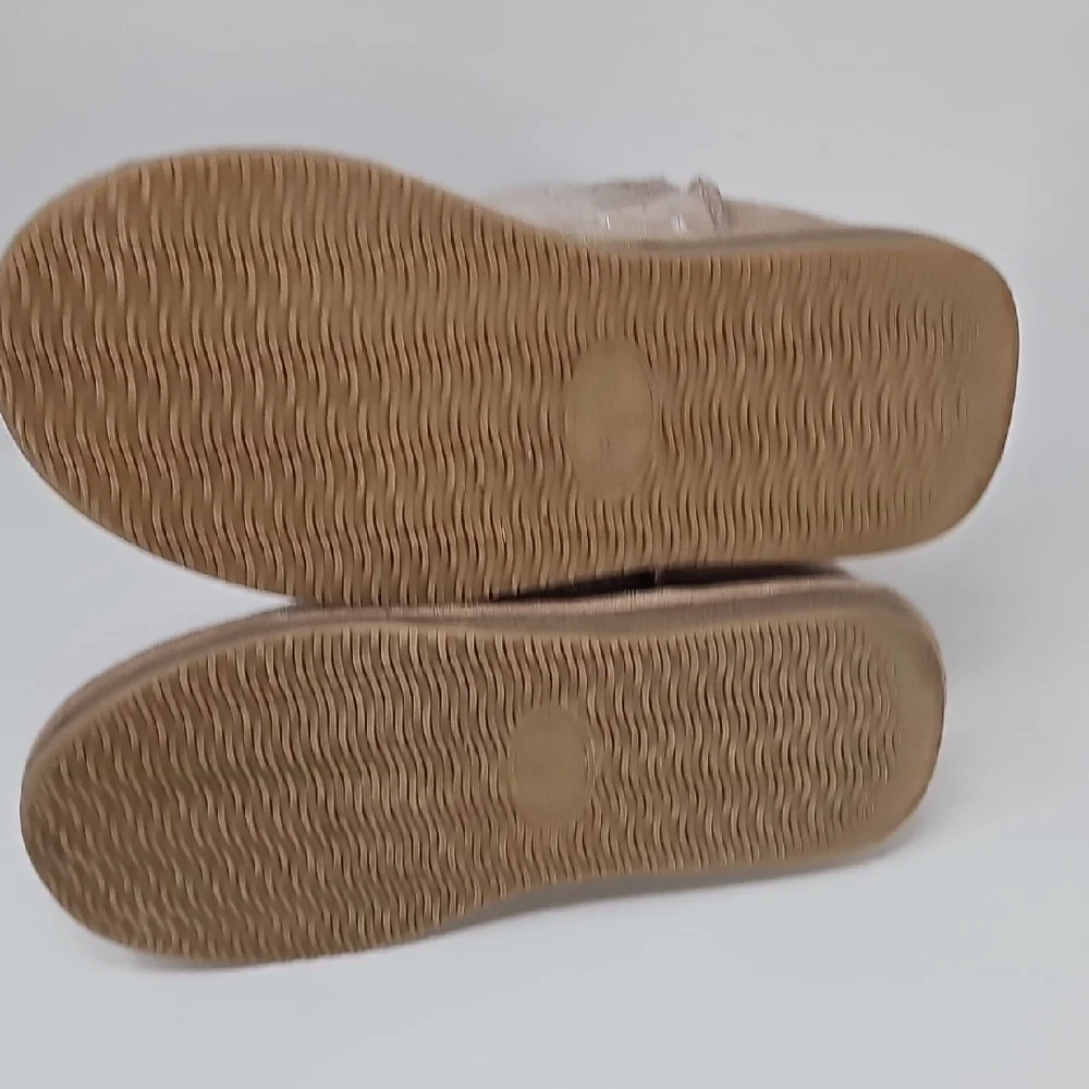 Sparkly Tan Kids Boots